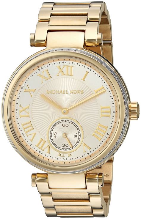 michael kors skylar watch gold